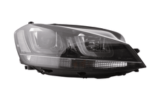 Load image into Gallery viewer, Volkswagen Golf Mk7 Black LED Headlights - R Style Black (12-17)