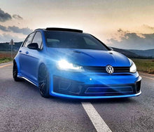 Load image into Gallery viewer, Volkswagen Golf Mk7 Black LED Headlights - R Style Chrome (12-17)