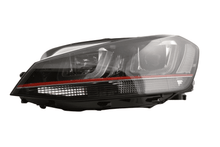 Load image into Gallery viewer, Volkswagen Golf Mk7 Black LED Headlights - R Style Red (12-17)