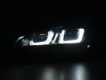 Load image into Gallery viewer, Volkswagen Golf Mk7 Black LED Headlights - R Style Red (12-17)