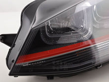 Load image into Gallery viewer, Volkswagen Golf Mk7 Black LED Headlights - R Style Red (12-17)
