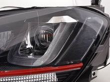 Load image into Gallery viewer, Volkswagen Golf Mk7 Black LED Headlights - R Style Red (12-17)