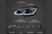 Load image into Gallery viewer, Volkswagen Golf MK7 - OEM Style Facelift Style - Projector Headlight (2012 - 2017)