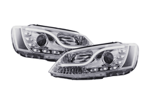 Load image into Gallery viewer, Volkswagen Jetta 6 Chrome LED Headlights with Daytime Running Lights (2011-2018)