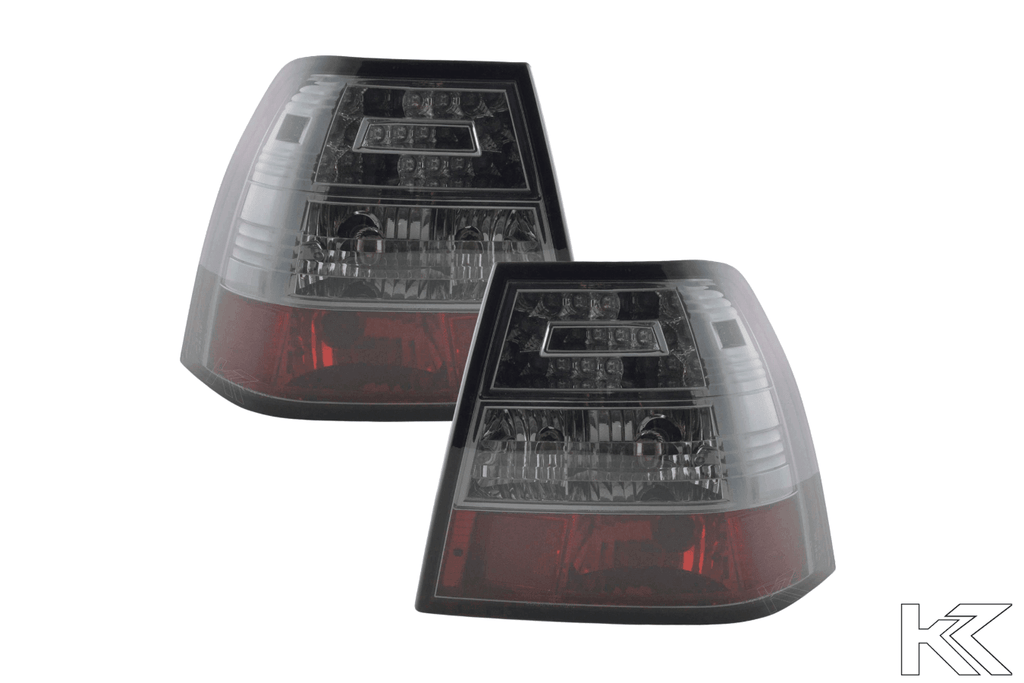 Volkswagen Jetta Mk4 (Bora) Type 1J Chrome Smoke LED Taillights Set (1998 - 2003)