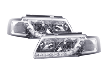 Load image into Gallery viewer, Volkswagen Passat (B5 / 3B) Chrome LED Headlights with Daytime Running Lights (1997 - 2000)