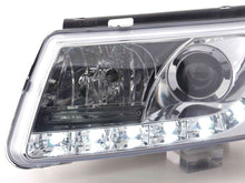 Load image into Gallery viewer, Volkswagen Passat (B5 / 3B) Chrome LED Headlights with Daytime Running Lights (1997 - 2000)