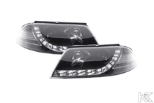 Load image into Gallery viewer, Volkswagen Passat (B5 / 3BG) Black LED Headlights with Daytime Running Lights (2000 - 2005)