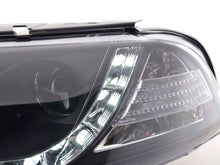 Load image into Gallery viewer, Volkswagen Passat (B5 / 3BG) Black LED Headlights with Daytime Running Lights (2000 - 2005)