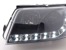 Load image into Gallery viewer, Volkswagen Passat (B5 / 3BG) Black LED Headlights with Daytime Running Lights (2000 - 2005)