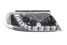 Load image into Gallery viewer, Volkswagen Passat (B5 / 3BG) Chrome LED Headlights with Daytime Running Lights (2000 - 2005)