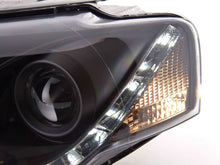 Load image into Gallery viewer, Volkswagen Passat (B6 / 3C) Black LED Headlights with Daytime Running Lights (2005 - 2010)