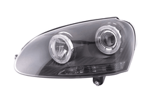 Load image into Gallery viewer, VW Golf 5 Black Angel Eye Headlights with DRL (2003-2008)