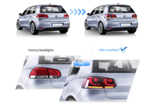 Load image into Gallery viewer, VW Golf 6th Gen Mk6 Hatchback LED Tail Lights (2008 - 2014)