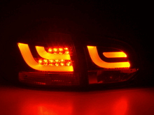Load image into Gallery viewer, VW Golf Mk6 GTI LED Bar Black Tail Lights V1 (2008-2014)