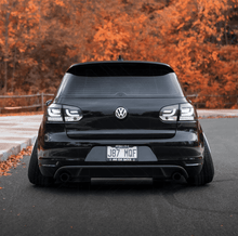 Load image into Gallery viewer, VW Golf Mk6 GTI LED Bar Black Tail Lights V1 LED Indicators (2008-2014)