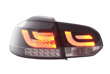 Load image into Gallery viewer, VW Golf Mk6 GTI LED Bar Black Tail Lights V1 LED Indicators (2008-2014)
