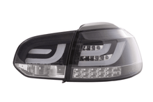 Load image into Gallery viewer, VW Golf Mk6 GTI LED Bar Black Tail Lights V1 LED Indicators (2008-2014)