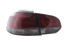 Load image into Gallery viewer, VW Golf Mk6 GTI LED Bar Red/Smoked Tail Lights V1 (2008-2014)