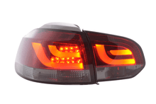 Load image into Gallery viewer, VW Golf Mk6 GTI LED Bar Red/Smoked Tail Lights V1 (2008-2014)