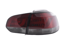 Load image into Gallery viewer, VW Golf Mk6 GTI LED Bar Red/Smoked Tail Lights V1 (2008-2014)