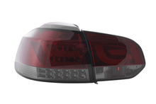 Load image into Gallery viewer, VW Golf Mk6 GTI LED Bar Red/Smoked Tail Lights V1 LED Indicators (2008-2014)
