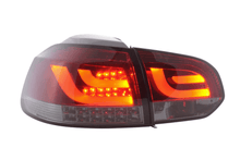 Load image into Gallery viewer, VW Golf Mk6 GTI LED Bar Red/Smoked Tail Lights V1 LED Indicators (2008-2014)