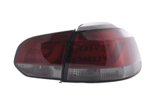Load image into Gallery viewer, VW Golf Mk6 GTI LED Bar Red/Smoked Tail Lights V1 LED Indicators (2008-2014)