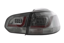 Load image into Gallery viewer, VW Golf Mk6 GTI LED Clear Smoked Tail Lights V2 (2008-2014)