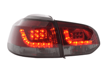 Load image into Gallery viewer, VW Golf Mk6 GTI LED Red Smoked Tail Lights V2 (2008-2014)