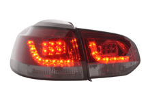 Load image into Gallery viewer, VW Golf Mk6 GTI LED Red Smoked Tail Lights V2 (2008-2014)