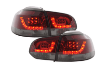 Load image into Gallery viewer, VW Golf Mk6 GTI LED Red Smoked Tail Lights V2 (2008-2014)