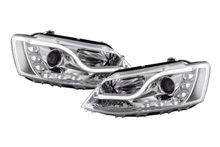 Load image into Gallery viewer, VW Jetta 6 Chrome JDM Style Headlights (2011-2018)