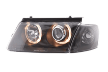 Load image into Gallery viewer, VW Passat B5 3B Black Angel Eyes Headlights (1997-2000)
