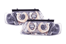 Load image into Gallery viewer, VW Passat B5 Chrome Angel Eye Headlights (1997-2000)