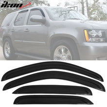 Load image into Gallery viewer, 2007-2014 Chevy Tahoe GMC Yukon Visor Windows 4Pc Set Acrylic