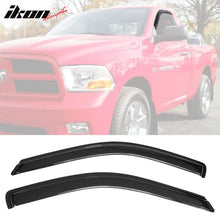 Load image into Gallery viewer, 2009-2024 Dodge Ram Slim Style Smoke Tinted Window Visors Acrylic 2PC