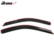 Load image into Gallery viewer, 2009-2024 Dodge Ram Slim Style Smoke Tinted Window Visors Acrylic 2PC