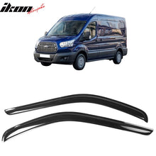 Load image into Gallery viewer, 2014-2020 Ford Transit Slim Style Smoke Window Visor Rain Guard Acylic