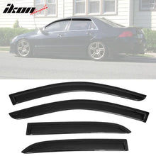 Load image into Gallery viewer, 2003-2007 Honda Accord 4Door Acrylic 4PC Tape On Window Visors Guard