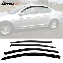 Load image into Gallery viewer, 2008-2012 Honda Accord 4-Door Sedan Acrylic 4PC Tape On Window Visors