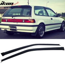 Load image into Gallery viewer, 1988-1989 Honda Civic Hatchback Window Visors 2Pc Set Acrylic