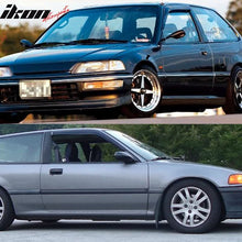 Load image into Gallery viewer, 1988-1989 Honda Civic Hatchback Window Visors 2Pc Set Acrylic