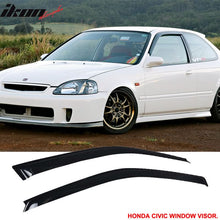 Load image into Gallery viewer, Fits Honda Civic 99-00 3D Mugen Front Bumper Lip + Window Visor