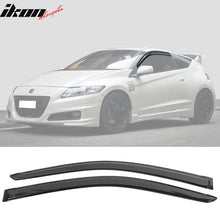 Load image into Gallery viewer, 2011-2016 Honda CR-Z Acrylic 4PC Window Visors Tape On Rain Guard