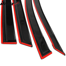 Load image into Gallery viewer, 2009-2014 Nissan Murano Slim Style Smoke Tinted Window Visors Acrylic