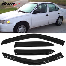 Load image into Gallery viewer, 1998-2002 Toyota Corolla Sedan Window Visor Slim Style Acrylic 4Pc Set