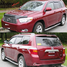 Load image into Gallery viewer, 2008-2013 Toyota Highlander Acrylic 4PC Window Visors Tape On Guard
