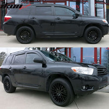 Load image into Gallery viewer, 2008-2013 Toyota Highlander Acrylic 4PC Window Visors Tape On Guard
