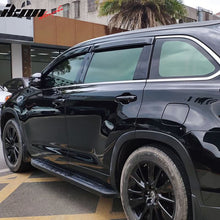 Load image into Gallery viewer, 2014-2019 Toyota Highlander Acrylic 4PC Window Visors Tape On Guard